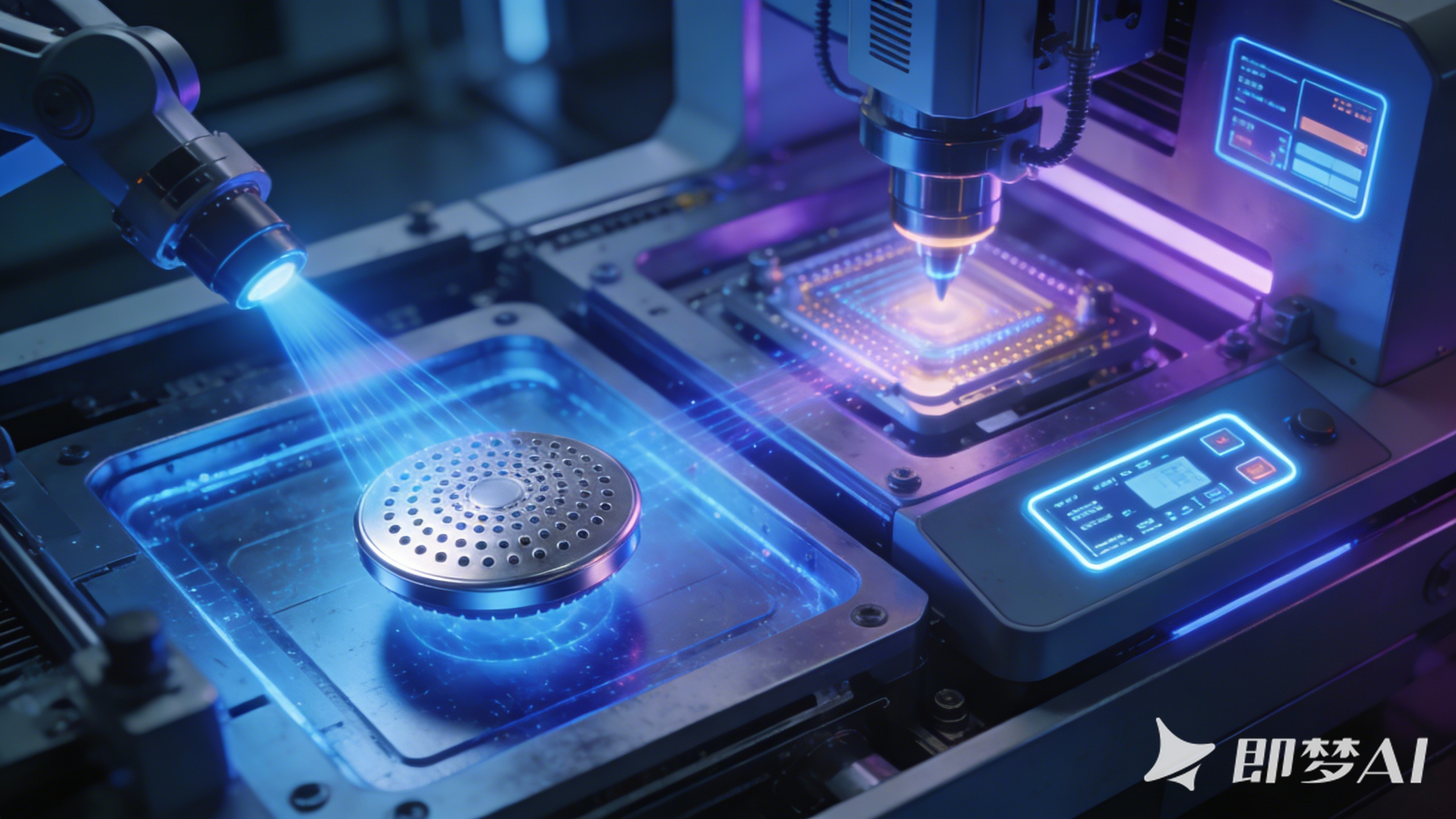 复合加工工艺：Showerhead制造的“精度倍增器”